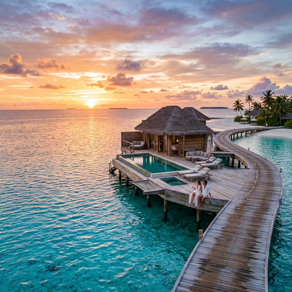 Maldives Overwater Lagoon