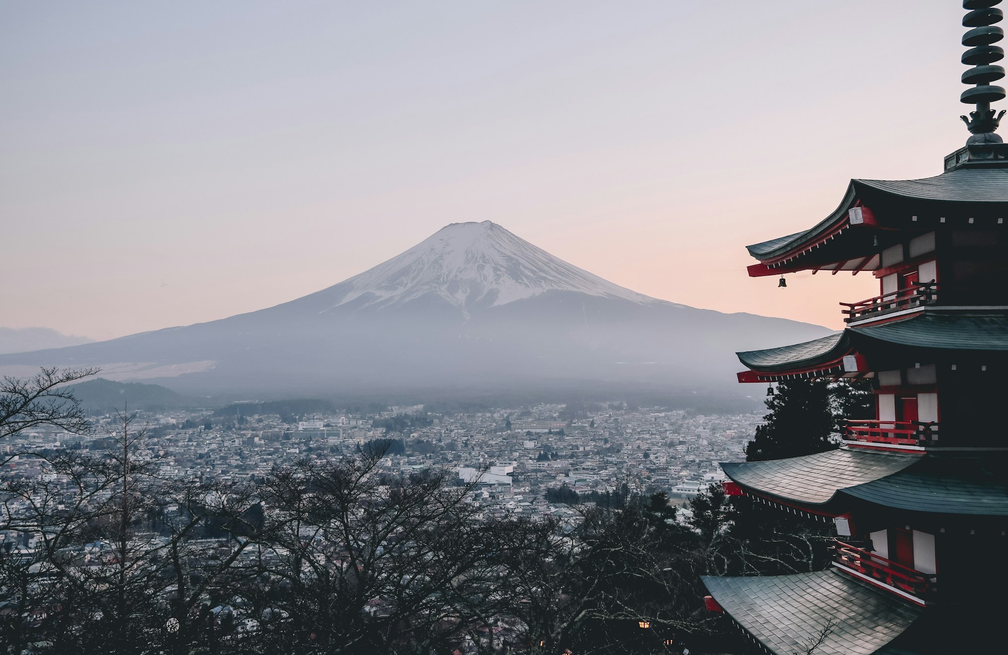 Mount Fuji and Chureito Pagoda, Japan